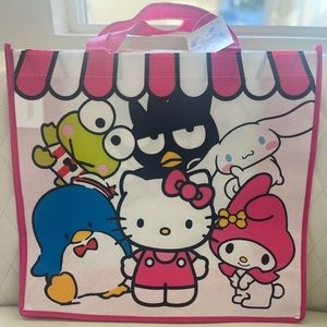 SANRIO HELLO KITTY AND FRIENDS ECO FRIENDLY TOTE BAG | 15" X 5.5" X 13.5" NWT